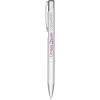 Moneta anodized aluminium click ballpoint pen (blue ink)