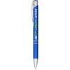 Moneta anodized aluminium click ballpoint pen (blue ink)