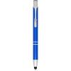Moneta anodized aluminium click stylus ballpoint pen (blue ink)