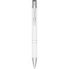 Moneta anodized aluminium click ballpoint pen (black ink)