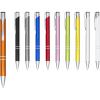 Moneta anodized aluminium click ballpoint pen (black ink)