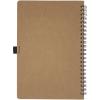 Cobble A5 wire-o recycled cardboard notebook with stone paper