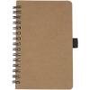 Cobble A6 wire-o recycled cardboard notebook with stone paper