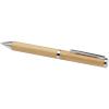 Apolys bamboo ballpoint and rollerball pen gift set (black ink)