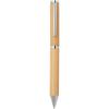 Apolys bamboo ballpoint and rollerball pen gift set (black ink)