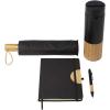 Carmen A5 hard cover notebook and ballpoint pen gift set (black ink)