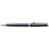 Hemisphere colour blocking ballpoint pen with palladium trim (blue ink)