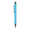 Plastic ballpoint pen with metal clip
