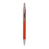 Metal ballpen with rubber finish