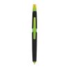 Plastic ballpen with highlighter