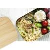 Tite 700 ml stainless steel lunch box with bamboo lid