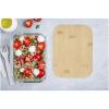Roby 1000 ml glass lunch box with bamboo lid
