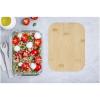 Roby 1000 ml glass lunch box with bamboo lid