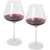 Rosso 2-piece wine glass set