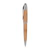 Metal twist ballpen with bamboo coating