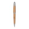 Metal twist ballpen with bamboo coating