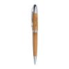 Metal twist ballpen with bamboo coating