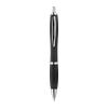 Plastic ball pen with metal clip