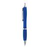 Plastic ball pen with metal clip
