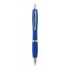 Plastic ball pen with metal clip