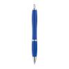 Plastic ball pen with metal clip