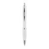 Plastic ball pen with metal clip