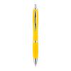 Plastic ball pen with metal clip