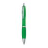 Plastic ball pen with metal clip