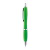 Plastic ball pen with metal clip