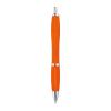 Plastic ball pen with metal clip