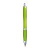Transparent ball pen with rubber grip