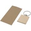 Gioia beech wood squared keychain