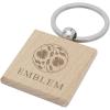 Gioia beech wood squared keychain
