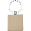 Gioia beech wood squared keychain