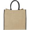 Harry coloured edge jute tote bag 25L