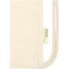 Orissa 100 g/m² organic cotton drawstring bag 5L