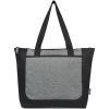 Reclaim GRS recycled two-tone zippered tote bag 15L