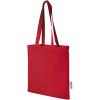 Madras 140 g/m2 GRS recycled cotton tote bag 7L