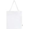 Madras 140 g/m² GRS recycled cotton gusset tote bag