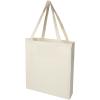Madras 140 g/m² GRS recycled cotton gusset tote bag 12L