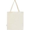 Madras 140 g/m² GRS recycled cotton gusset tote bag 12L