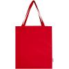 Madras 140 g/m² GRS recycled cotton gusset tote bag 12L