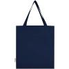 Madras 140 g/m² GRS recycled cotton gusset tote bag 12L