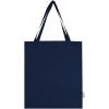 Madras 140 g/m² GRS recycled cotton gusset tote bag 12L