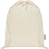 Oregon 140 g/m² GRS recycled cotton drawstring bag