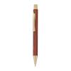 Ballpen with wooden coating