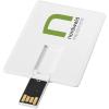 Slim card-shaped 2GB USB flash drive