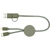 Citala 5-in-1 recycled plastic 30 cm data sync and 27W fast charge cable
