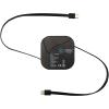 Gloas 5-in-1 recycled retractable data sync and 100W fast charge cable with smartphone tool kit