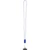 Anser recycled plastic smartphone lanyard with 27W 5-in-1 built-in cable
